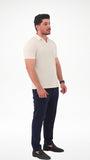 White knitted Polo