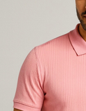 Pink Zipper Polo