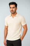 White knitted Polo