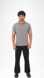 Dark Grey knitted Polo