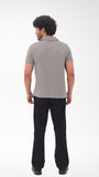 Dark Grey knitted Polo