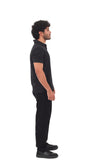 Black Knitted Polo