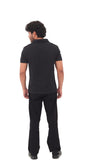 Black Knitted Polo